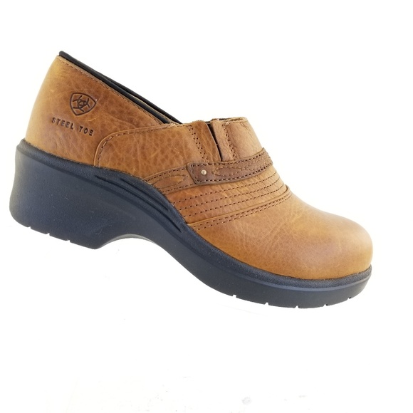 ariat steel toe clogs